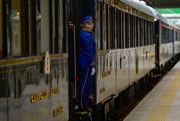 Riding the orient express toward istanbul