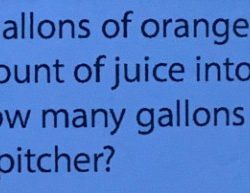 Roger has 4 gallons of orange juice