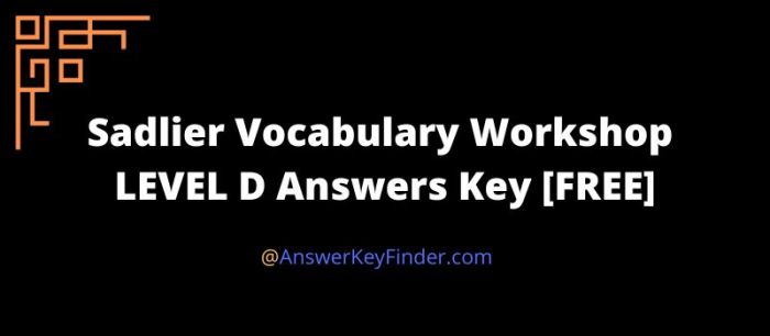 Vocabulary workshop level d unit 11