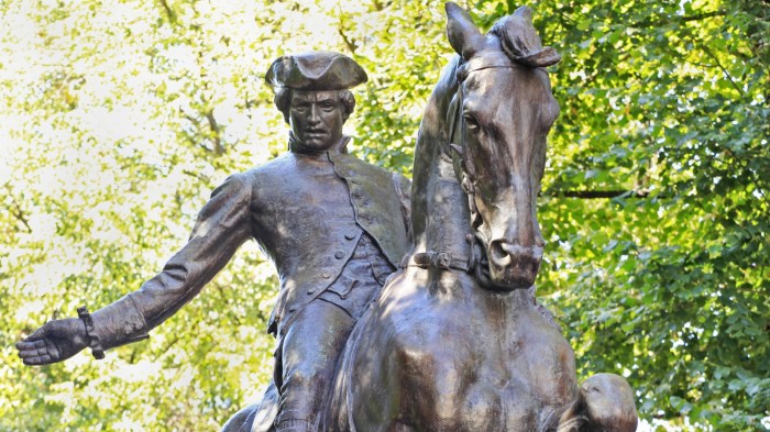 Mo. when paul revere rode nyt