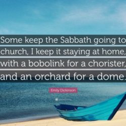 Some keep the sabbath going to church analysis