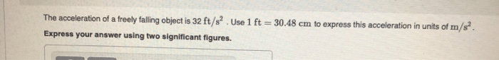 Help acceleration falling object during